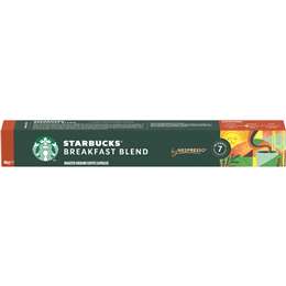 Starbucks By Nespresso Breakfast Blend Coffee Pods Capsules