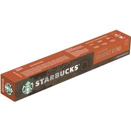 Starbucks By Nespresso Breakfast Blend Coffee Pods Capsules
