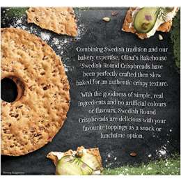 Olina's Swedish Round Crispbread Everything Seed