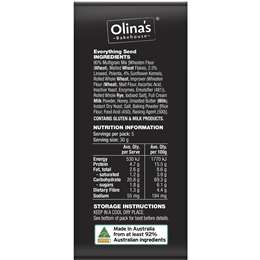 Olina's Swedish Round Crispbread Everything Seed