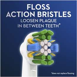 Oral B Floss Action Clean White Electric Toothbrush Refills