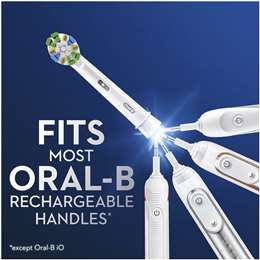 Oral B Floss Action Clean White Electric Toothbrush Refills