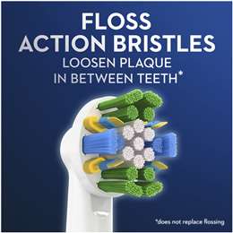 Oral B Floss Action Clean White Electric Toothbrush Refills