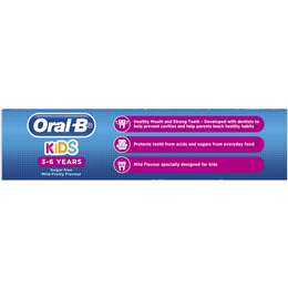Oral B Kids Fluoride Toothpaste 3-6 Years