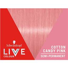 Schwarzkopf Live Colour Pastels Cotton Candy Pink Semi Permanent