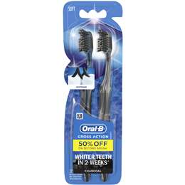 Oral B Cross Action Charcoal Toothbrush