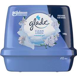 Glade Clean Linen Scented Gel Air Freshener 180g