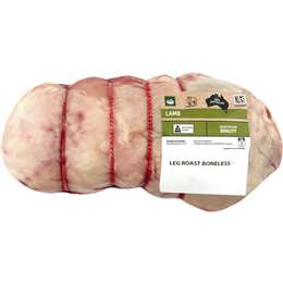 Woolworths Lamb Easy Carve Leg Roast