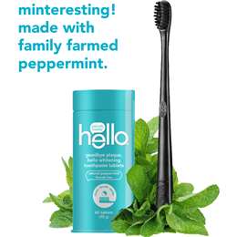 Hello Goodbye Plaque Whitening Toothpaste Tablets Peppermint 60 Pack ...