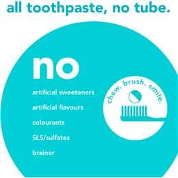 Hello Goodbye Plaque Whitening Toothpaste Tablets Peppermint 60 Pack ...