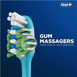Oral B Cross Action Indicator Bristles Toothbrush Soft