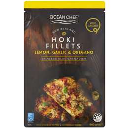 Ocean Chef Hoki Fillets Lemon, Garlic & Oregano