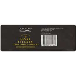 Ocean Chef Hoki Fillets Lemon, Garlic & Oregano