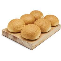 Woolworths Jumbo Crusty Round Rolls Crusty Jumbo Lunch