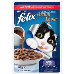 Felix Gravy Lover Meat Selection Cat Food