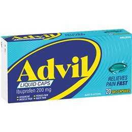 Advil Liquid Capsules Ibuprofen Pain & Fever Relief