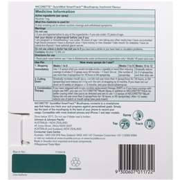 Nicorette Quit Smoking Quickmist Smart Track Mouth Spray Freshmint