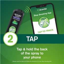 Nicorette Quit Smoking Quickmist Smart Track Mouth Spray Freshmint