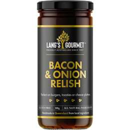  Lang's Gourmet Bacon & Bacon & Onion Relish