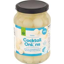 Woolworths Onions Cocktail 500g