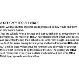 Trill Bird Millet Sprays
