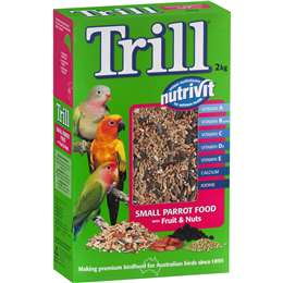 Trill Bird Food Small Parrot Fruit & Nut