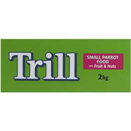 Trill Bird Food Small Parrot Fruit & Nut