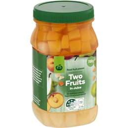 Woolworths Two Fruits In Juice 700g