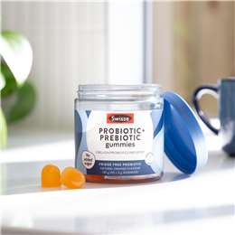 Swisse Probiotic + Prebiotic Gummies For Gut Health