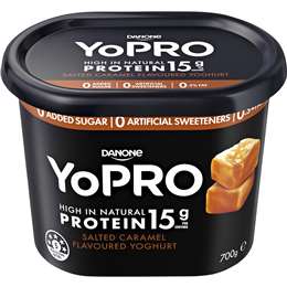 YoPRO High Protein Yoghurt Salted Caramel 700g
