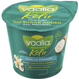 Vaalia Probiotic Kefir Vanilla Yoghurt 150g