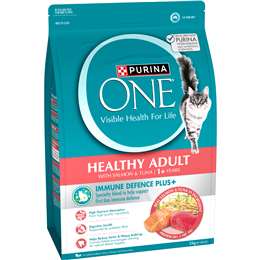 Purina One Healthy Adult With Salmon & Tuna 1+ Years Dry Cat Food