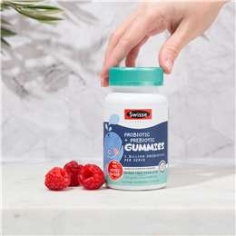 Swisse Kids Probiotic + Probiotic Gummies For Gut Health