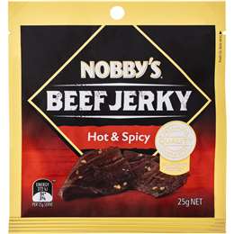 Nobby's Beef Jerky Hot Spicy 