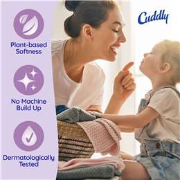 Cuddly Ultra Fabric Softener Pure & Clear Violet