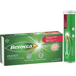 Berocca Vitamin B & C Original Berry Flavour Energy