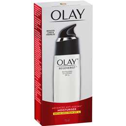 Olay Regenerist Moisturiser Face Cream Day Uv Protection Spf 15 75ml