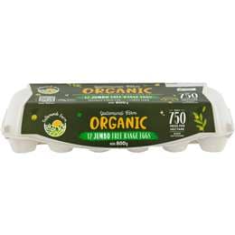 Yallamundi Farm 12 Organic Jumbo Free Range Eggs