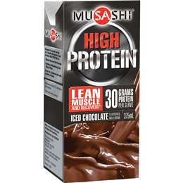 Musashi P30 Protein Chocolate Malt Low Fat