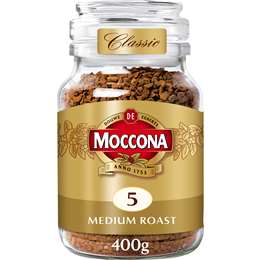 Moccona Freeze Dried Instant Coffee Classic Medium Roast