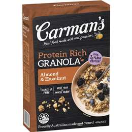 Carman's Granola Protein Rich Almond & Hazelnut 450g