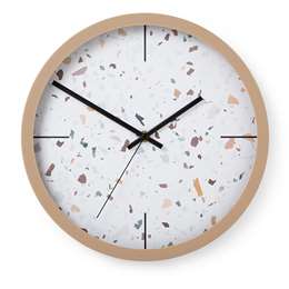 Inspire Wall Clock Terrazzo Pattern 