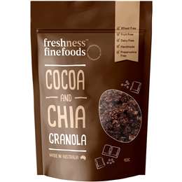 Freshness Fine Foods Freshness Finefoods Cocoa & Chia Granola