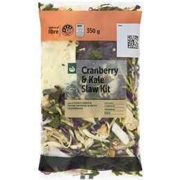 Woolworths Cranberry & Kale Slaw Kit
