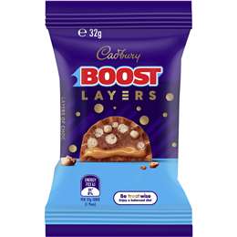 Cadbury Boost Layers Chocolate Bar 32g