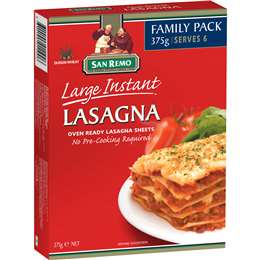 San Remo Lasagne Pasta Instant Large Fam Pack