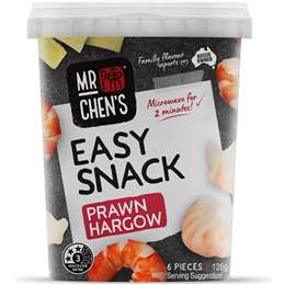 Mr Chen's Microwave Easy Snack Pack Prawn Hargow Dumplings 126g ...