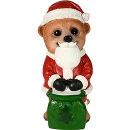 christmas meerkat dog toy