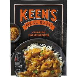 Keen's Meal Base Curried Sausages