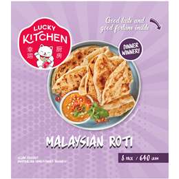 Lucky Kitchen Malaysian Roti 8 Pack | Woolworths